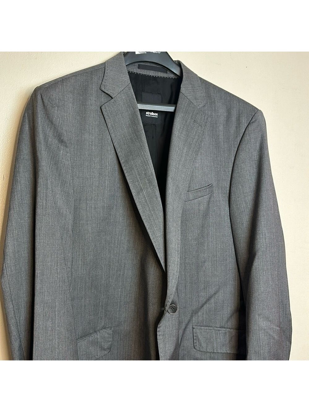 Strellson Aaron-Maser Slim Fit Virgin Wool Grey Blazer